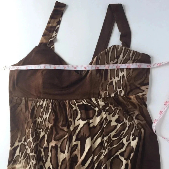 3/$15 Animal print leopard print loose casual tank top size small - Picture 12 of 15